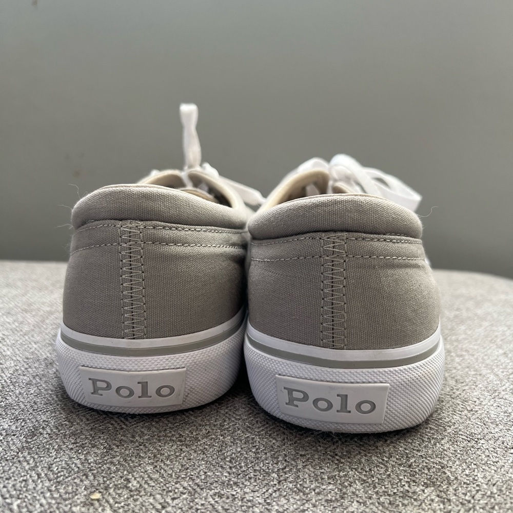 Polo by Ralph Lauren Light Gray Sneakers - Picture 3 of 8